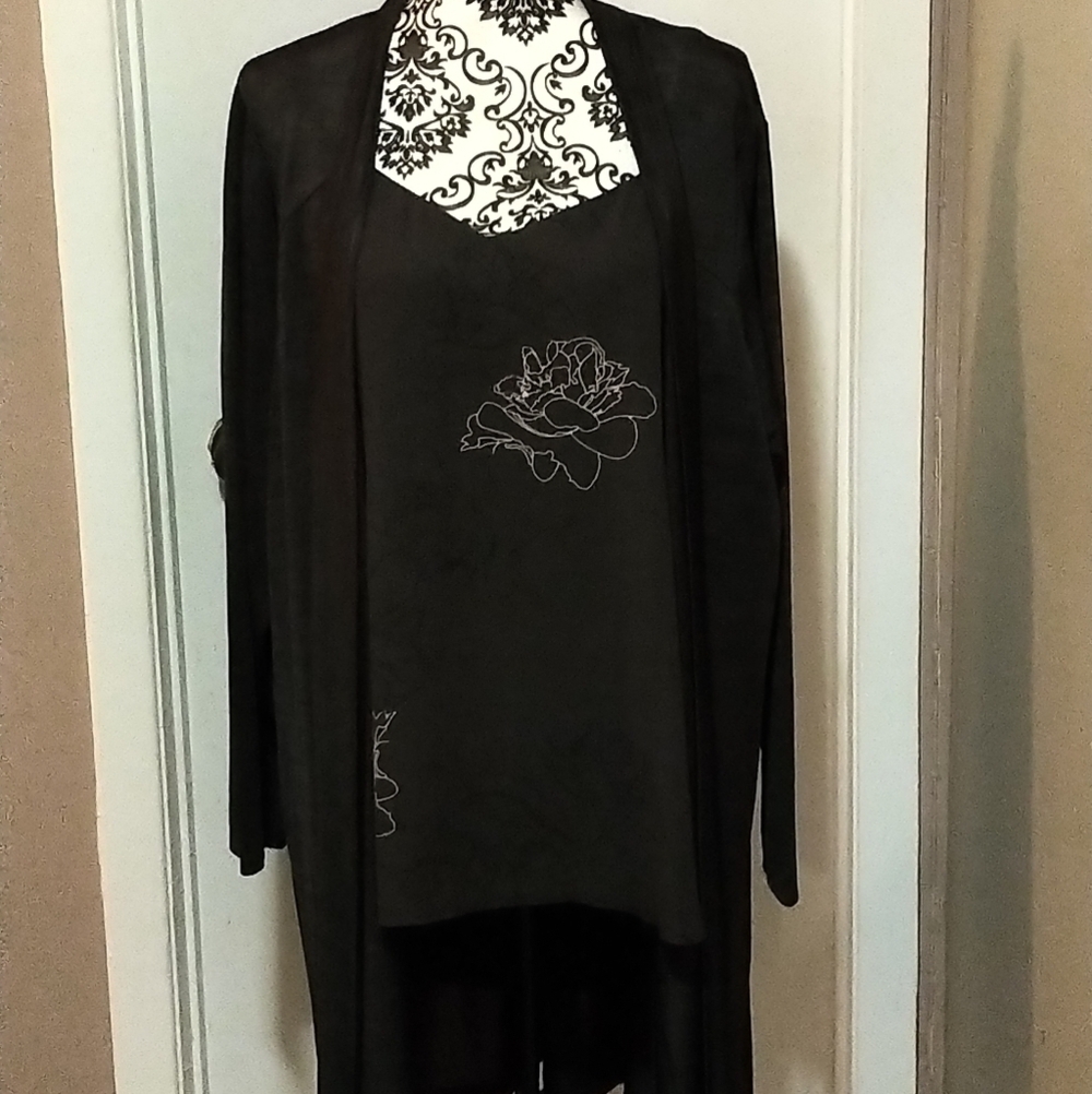 🆕 3X Michael Studio Cami & Cardigan Set